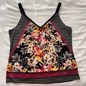 White House Black Market Floral Camisole
